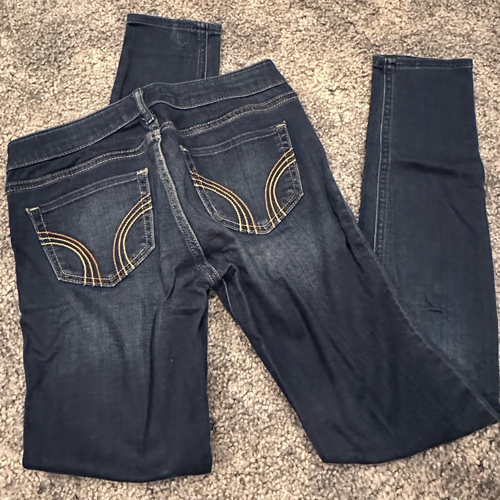Skinny low-rise jeans
